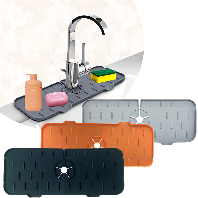 Home Bathroom Mats - Kitchen Gadgets Silicone Faucet Absorbent Pad