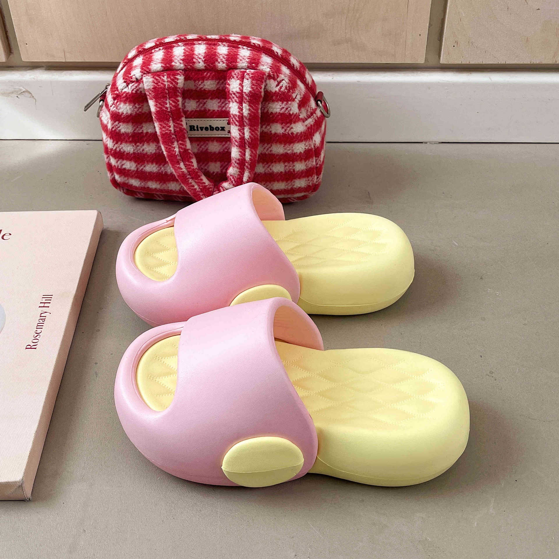 Home One Bathroom - Cartoon kitten platform slippers women's summer