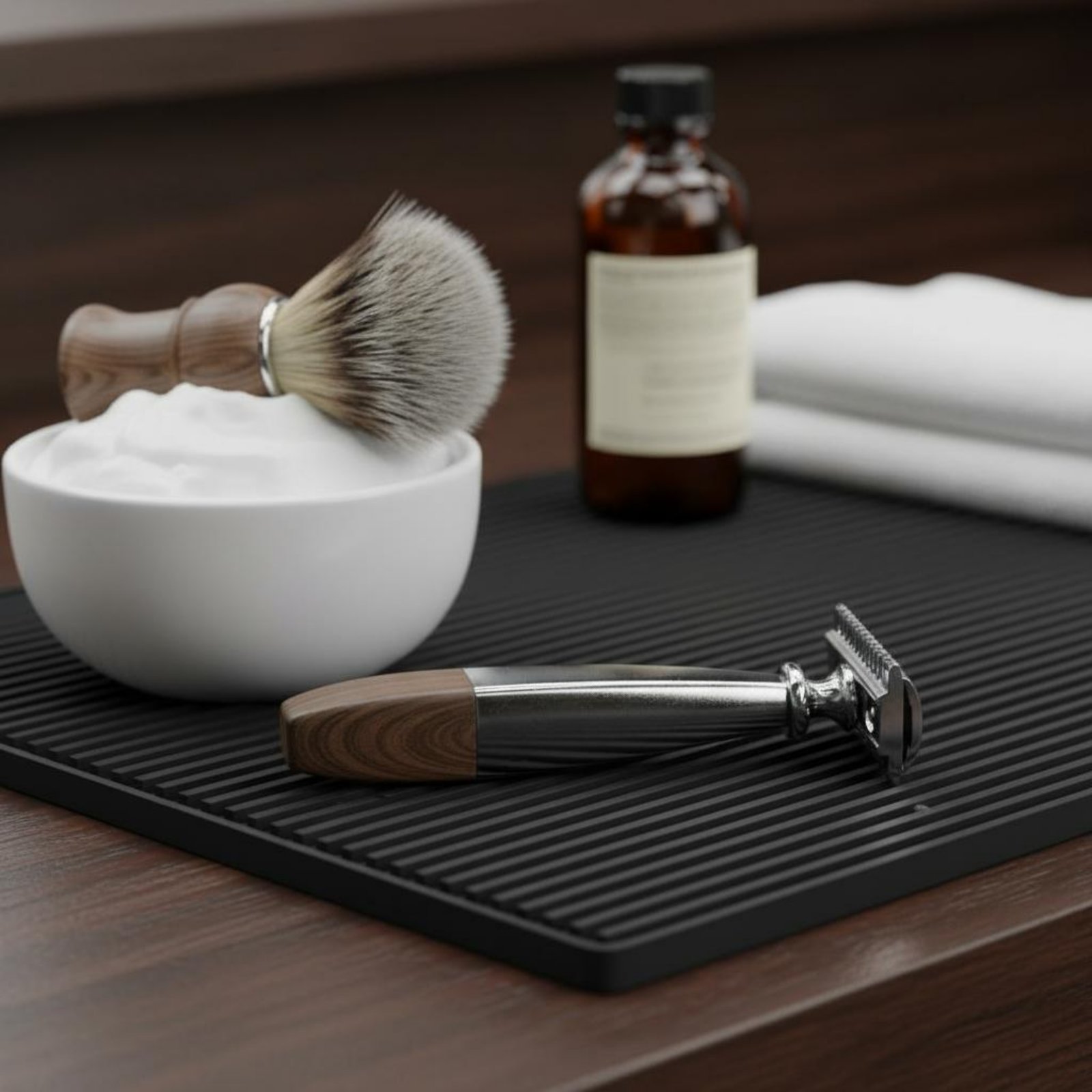Home One Bathroom - Badger Brush Shaving Set Easy to