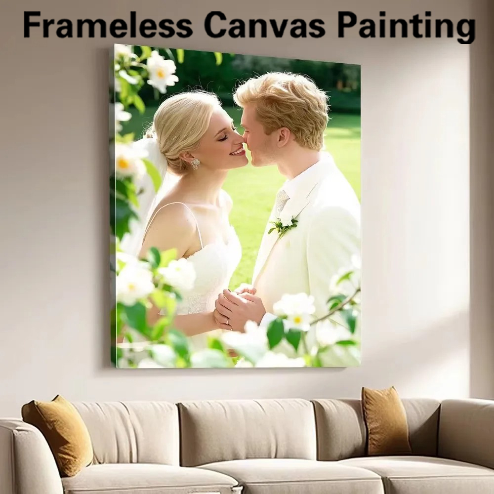 Home Bathroom Pictures - 1pc Frameless Personalize Custom Photo marry