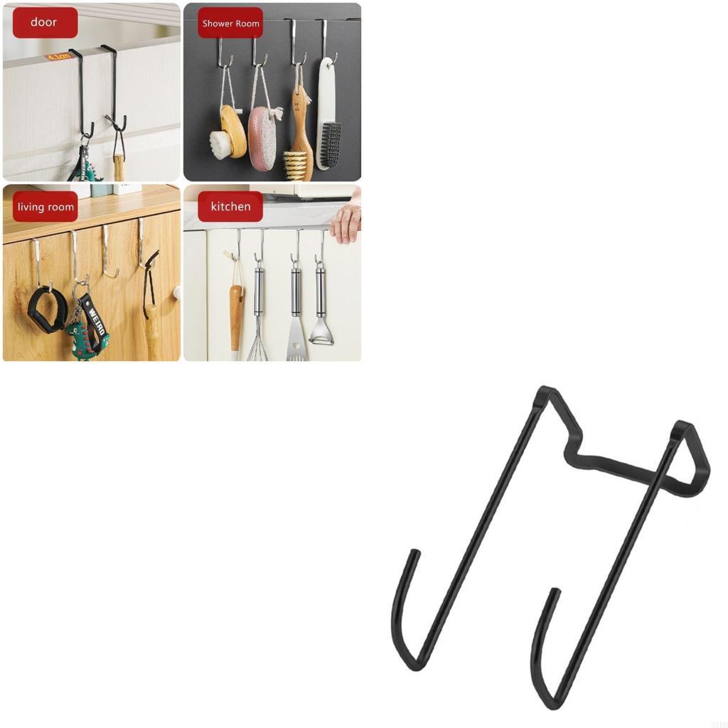 Home Bathroom Key - S Hanging Hook Stainless Steel Double