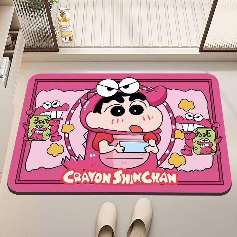 Home Bathroom Mats - Crayon Shin-Chan Cartoon Diatomaceous Earth Bath