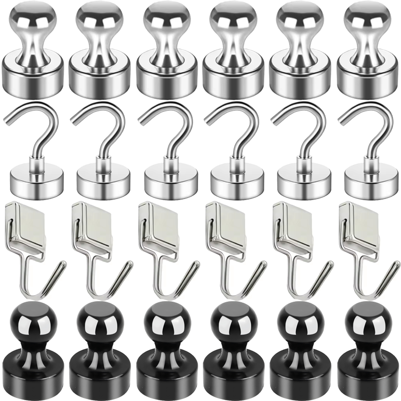 Home Bathroom Key - 10PCS Strong Magnetic Hooks Multi-Purpose Storage