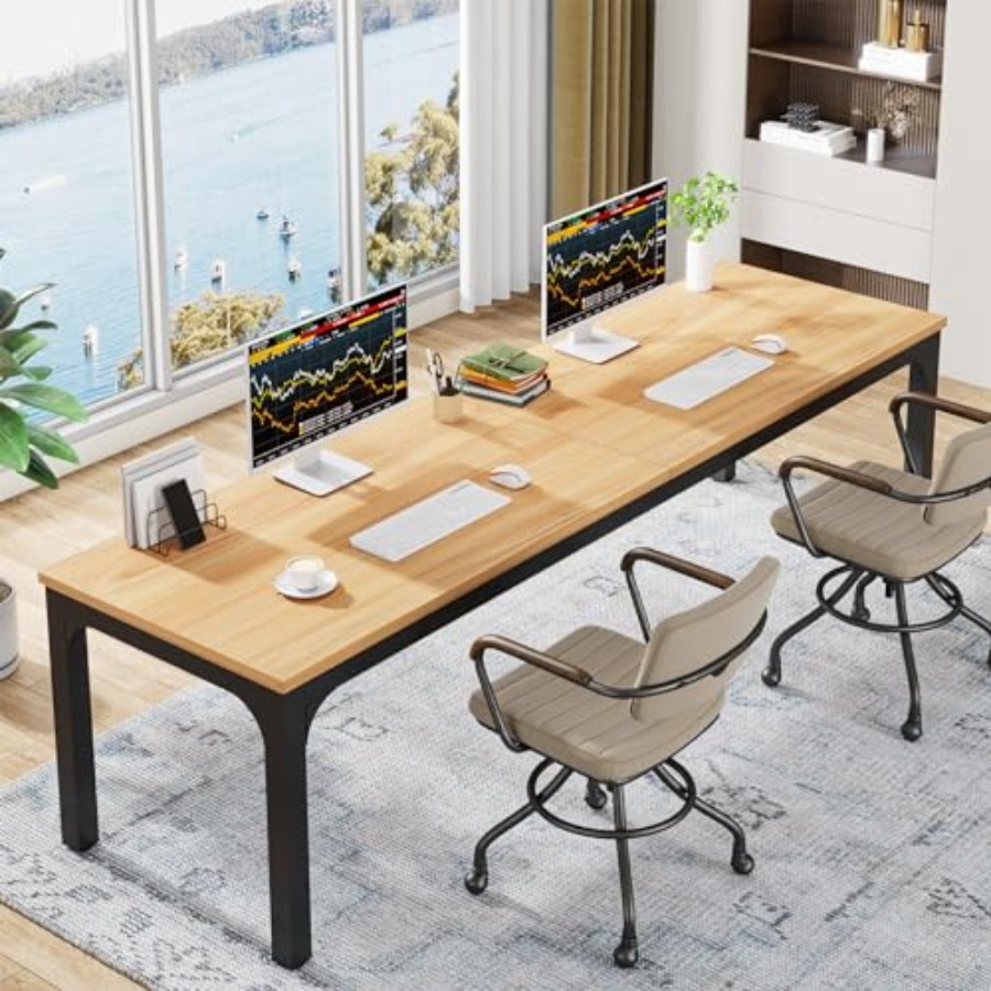 Home & Bathroom Building Products Pte Ltd - 78.7 Inches Extra Long Computer Desk