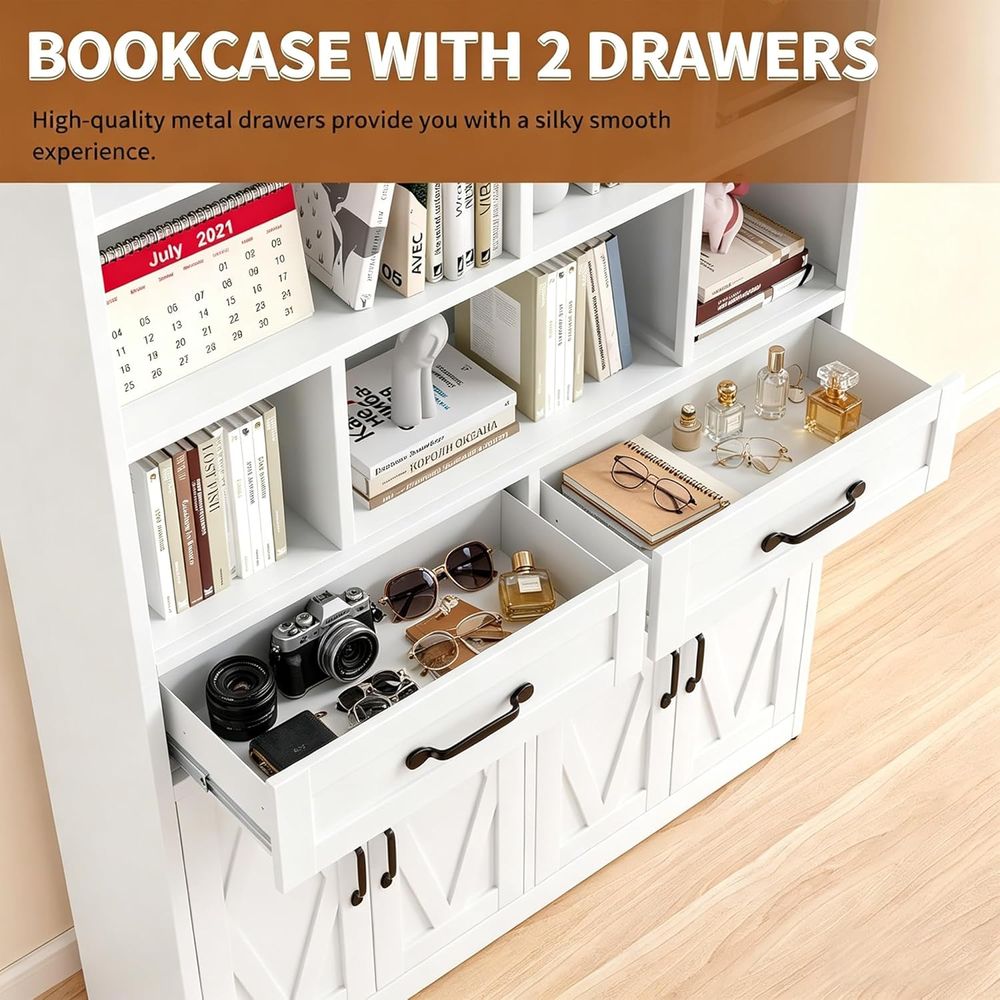 Sturdy Metal Tall Bookcase wit - Home & Bathroom Building Products Pte Ltd บทวิจารณ์และราคา