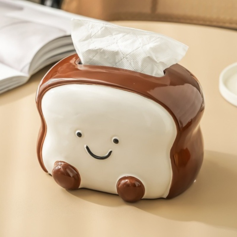 Creative Cartoon Toast Ceramic - Home Bathroom Decor Ideas บทวิจารณ์และราคา