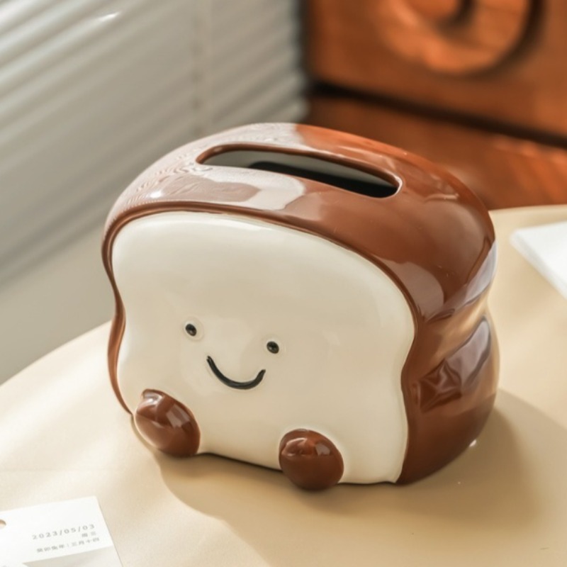 Creative Cartoon Toast Ceramic - Home Bathroom Decor Ideas บทวิจารณ์และราคา