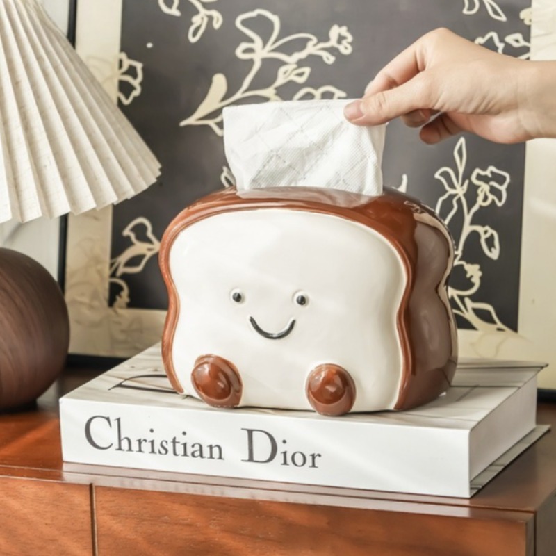 Creative Cartoon Toast Ceramic - Home Bathroom Decor Ideas บทวิจารณ์และราคา