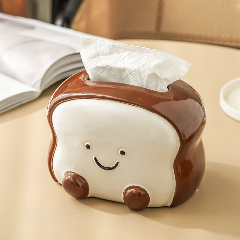 Creative Cartoon Toast Ceramic - Home Bathroom Decor Ideas บทวิจารณ์และราคา