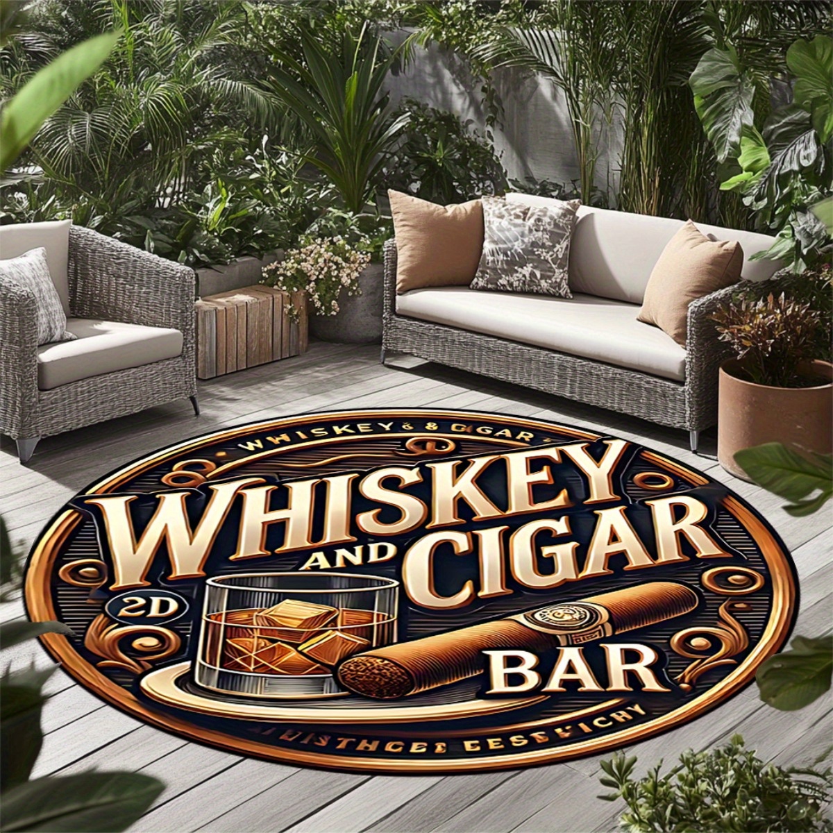 Vintage Whiskey Glasses Round  - Home Bathroom Decor Ideas บทวิจารณ์และราคา