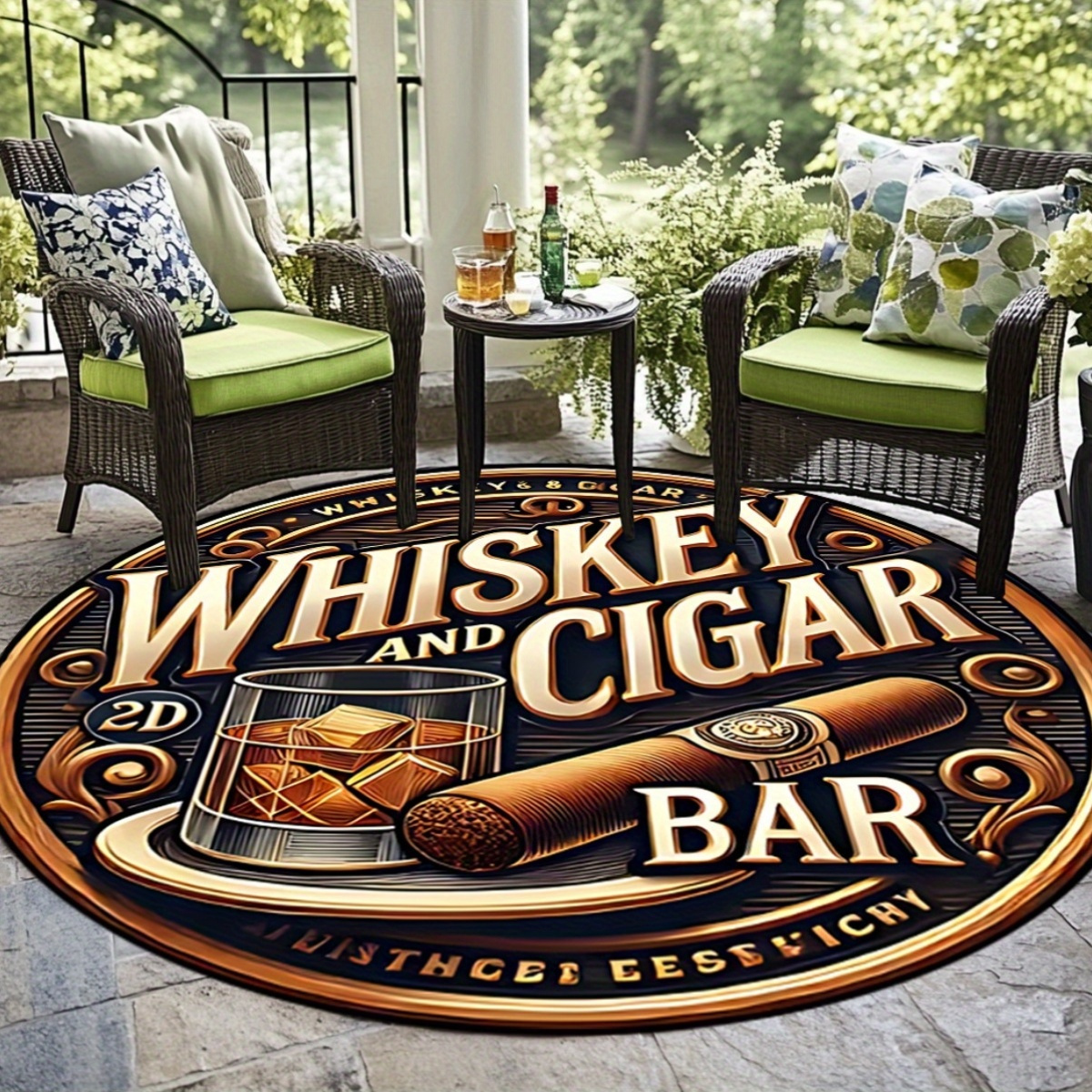 Vintage Whiskey Glasses Round  - Home Bathroom Decor Ideas บทวิจารณ์และราคา
