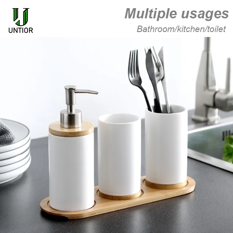 Ceramic Bathroom Accessories S - Zara Home Bathroom Set บทวิจารณ์และราคา