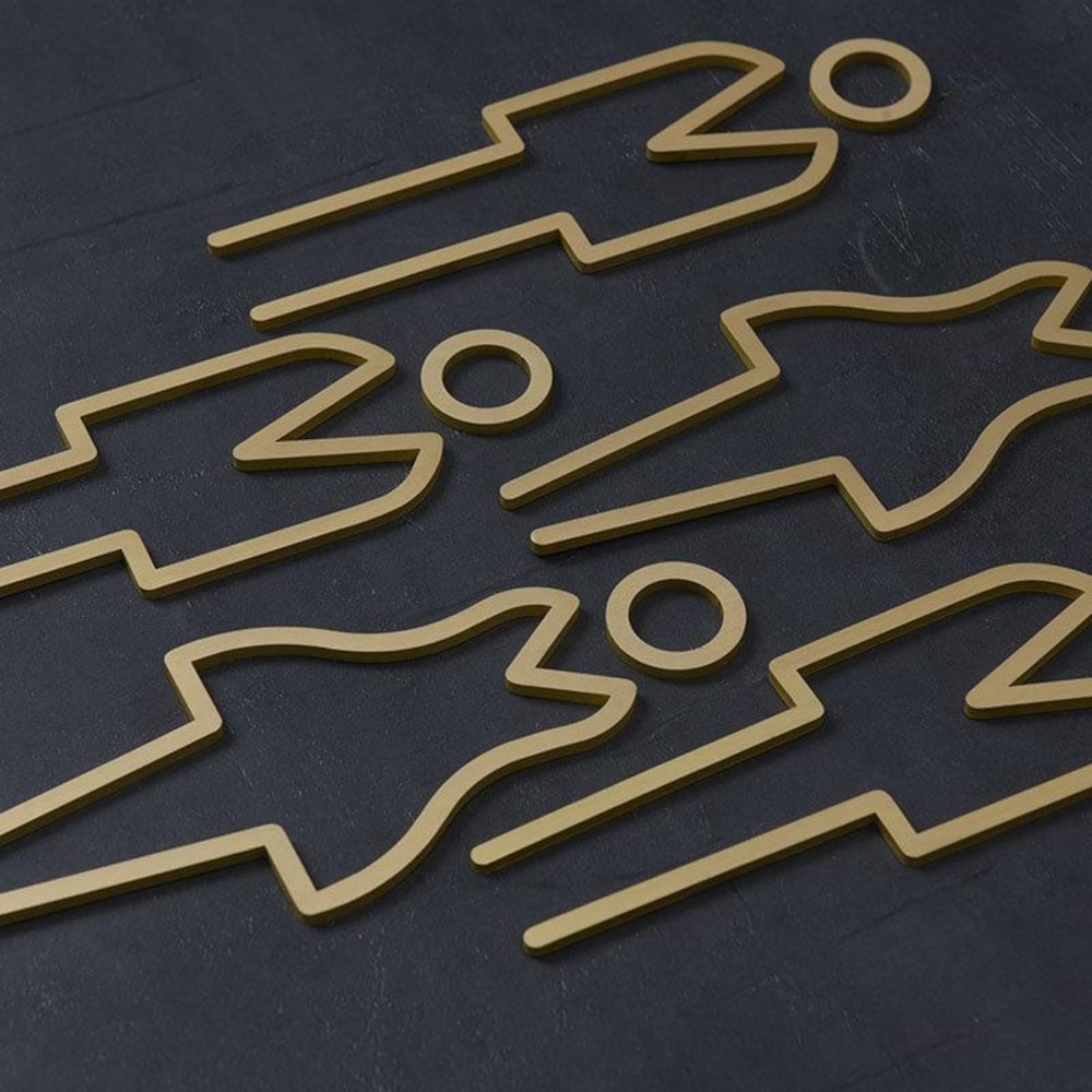 Brass Restroom Door Sign, Gold - Home Bathroom Door Signs บทวิจารณ์และราคา