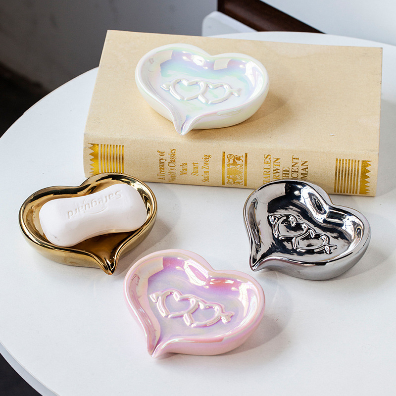 Ceramic Soap Dish Creative Hea - Bathroom Home Improvement บทวิจารณ์และราคา