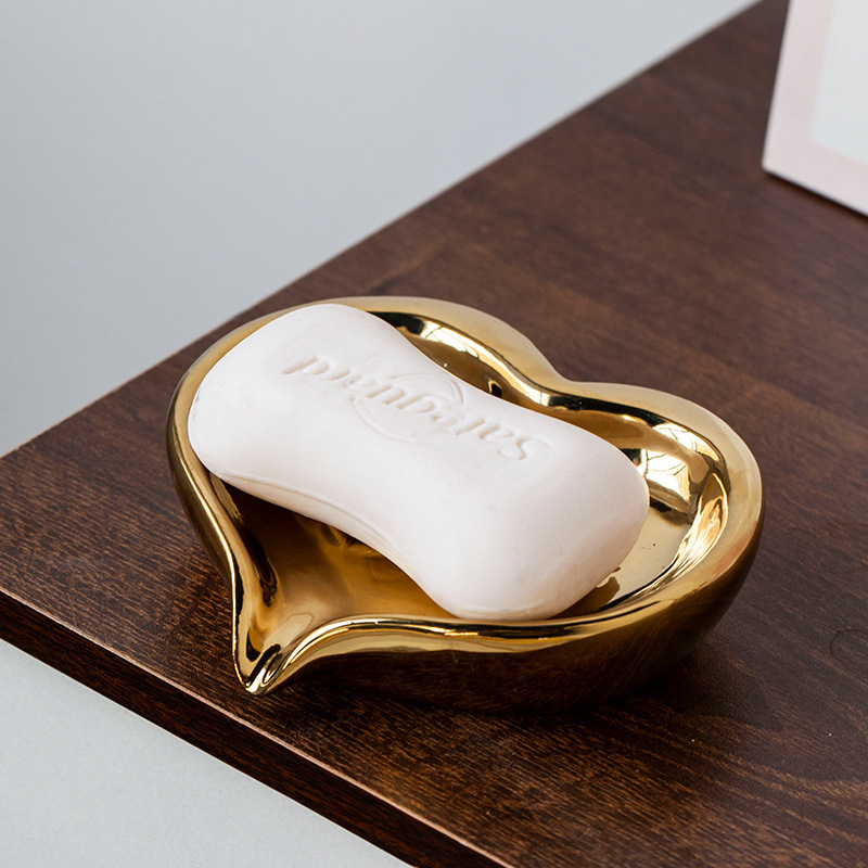 Ceramic Soap Dish Creative Hea - Bathroom Home Improvement บทวิจารณ์และราคา
