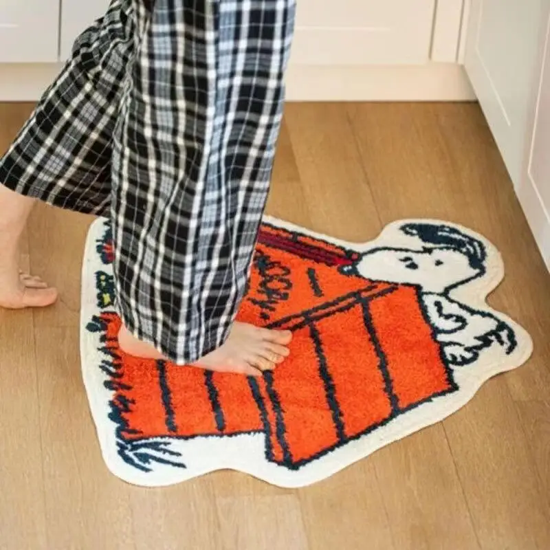 Cute Cartoon Snoopy House Shap - Home Bathroom Mats บทวิจารณ์และราคา