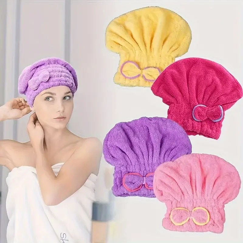 Quick Drying Hair Cap Women Bo - Home Bathroom Equipment บทวิจารณ์และราคา