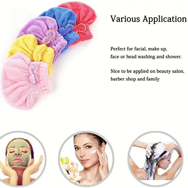 Quick Drying Hair Cap Women Bo - Home Bathroom Equipment บทวิจารณ์และราคา