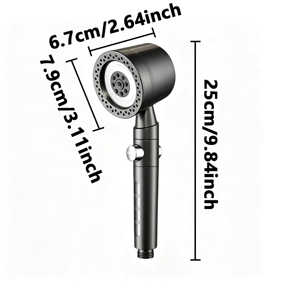 High-Pressure Handheld Shower  - Home Bathroom Key บทวิจารณ์และราคา