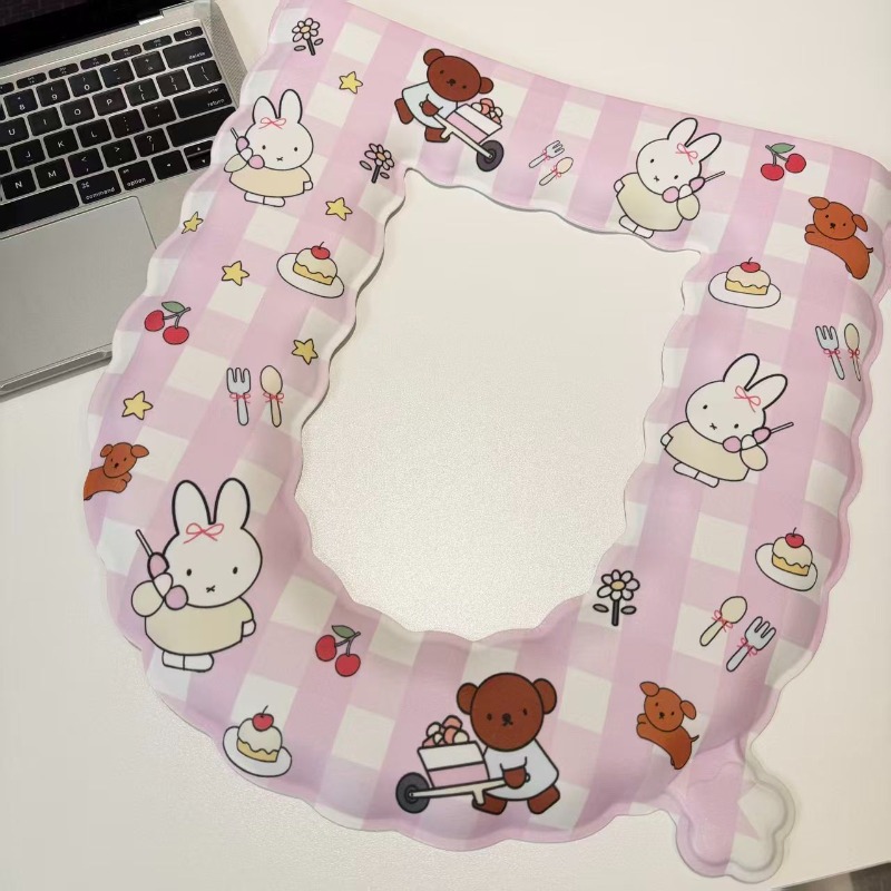 Miffy Rabbit Anime Two-Dimensi - Home Bathroom With Two Toilets บทวิจารณ์และราคา