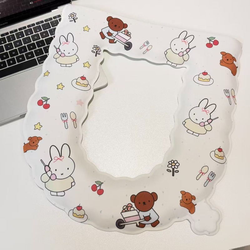 Miffy Rabbit Anime Two-Dimensi - Home Bathroom With Two Toilets บทวิจารณ์และราคา