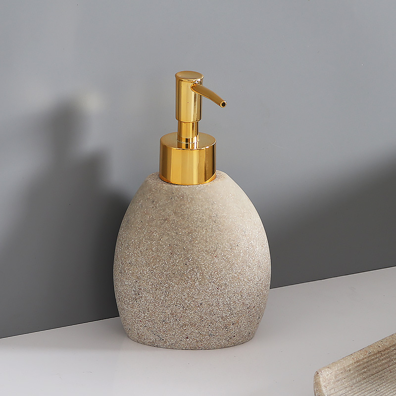 Nordic Resin Sand Lotion Bottl - Zara Home Bathroom Set บทวิจารณ์และราคา