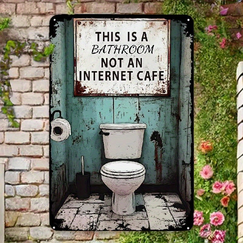 Funny Sarcastic Iron Bathroom  - Home Bathroom Decor Ideas บทวิจารณ์และราคา