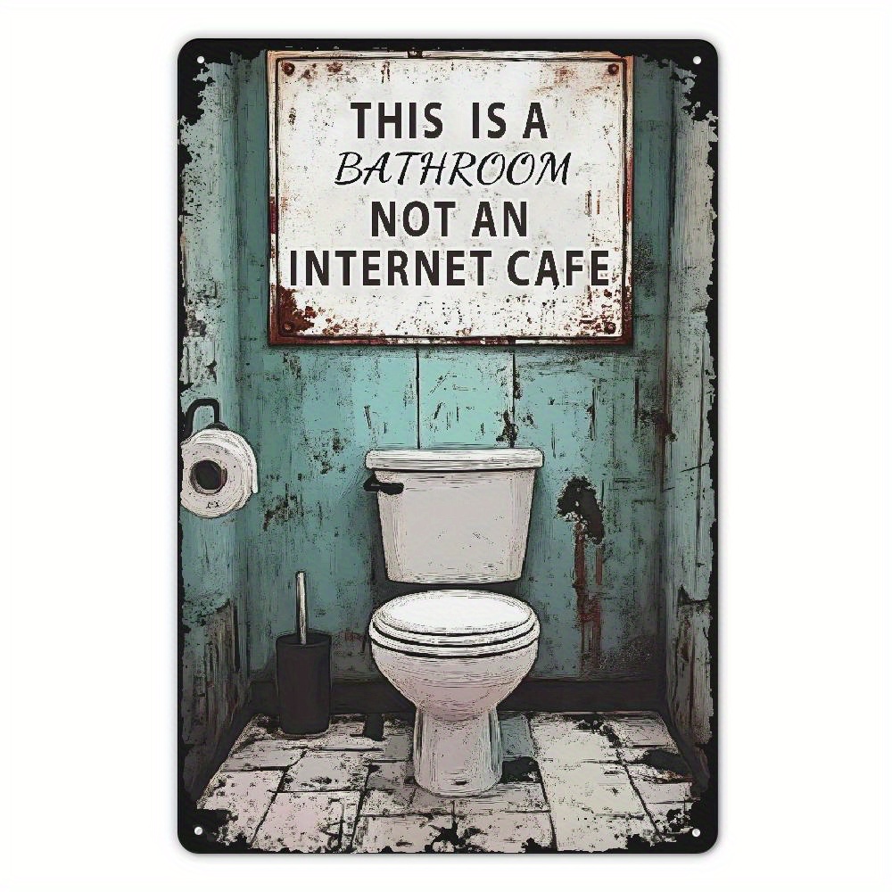 Funny Sarcastic Iron Bathroom  - Home Bathroom Decor Ideas บทวิจารณ์และราคา