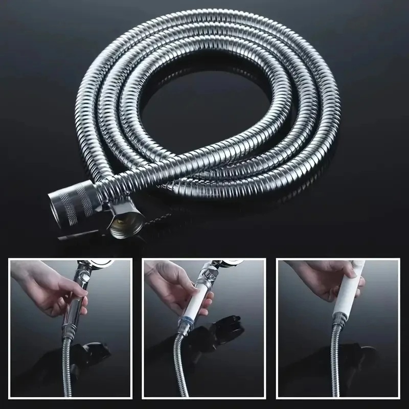 1pcs 2M Stainless Steel Hose E - Home Bathroom Equipment บทวิจารณ์และราคา