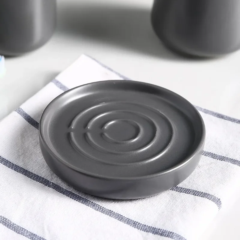 Dark grey Ceramic Bath Lotion  - Zara Home Bathroom Set บทวิจารณ์และราคา