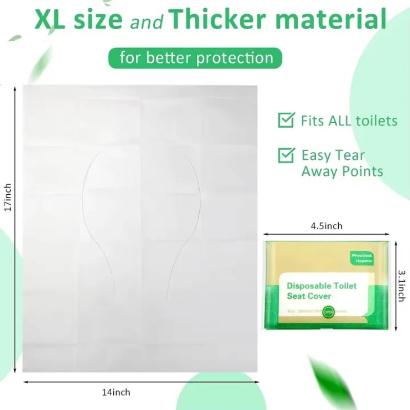10-120PCS Disposable Toilet Se - Home Bathroom Equipment บทวิจารณ์และราคา