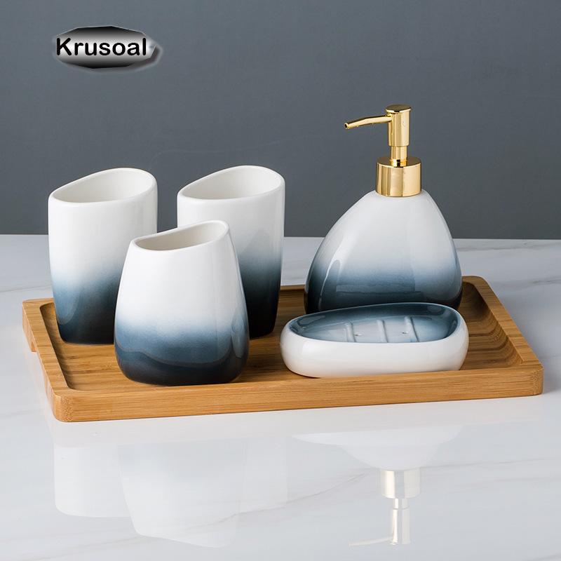 Ceramic Bathroom Accessories S - Zara Home Bathroom Set บทวิจารณ์และราคา
