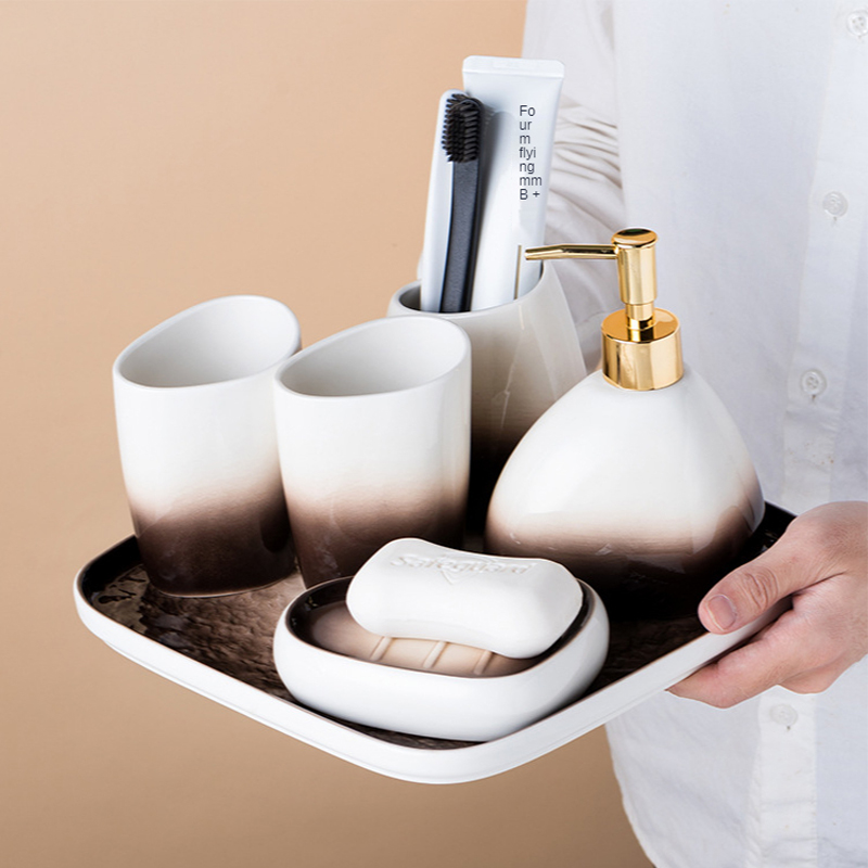 Ceramic Bathroom Accessories S - Zara Home Bathroom Set บทวิจารณ์และราคา