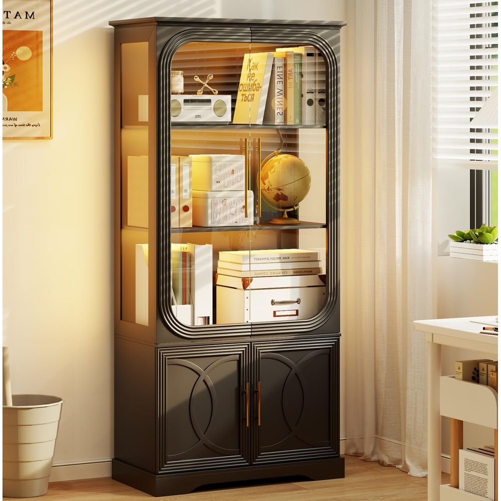 69 Tall Glass Display Cabinet  - Home & Bathroom Building Products Pte Ltd บทวิจารณ์และราคา