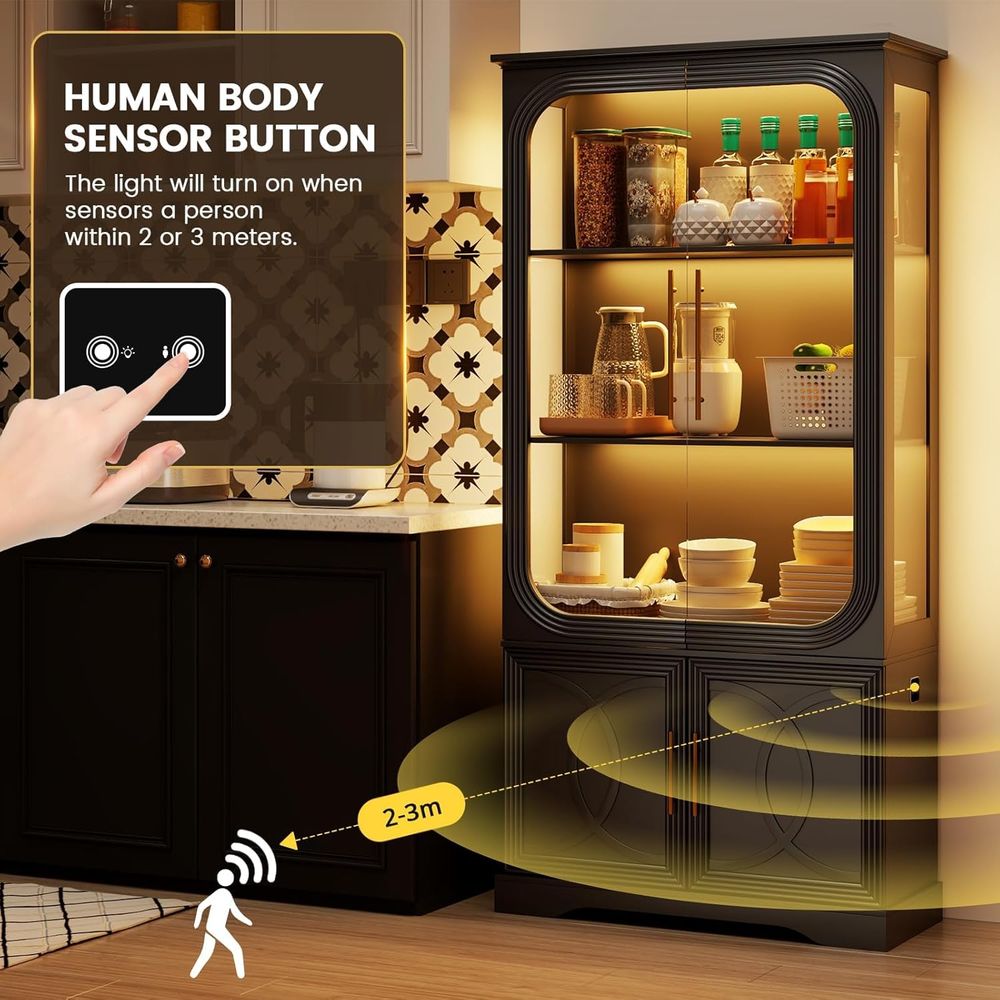 69 Tall Glass Display Cabinet  - Home & Bathroom Building Products Pte Ltd บทวิจารณ์และราคา