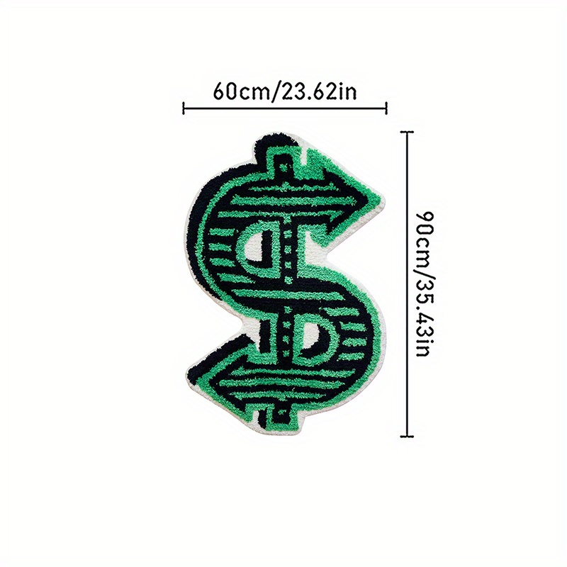 VIKAMA Dollar Sign Rug: Non-Sl - Home Bathroom Door Signs บทวิจารณ์และราคา