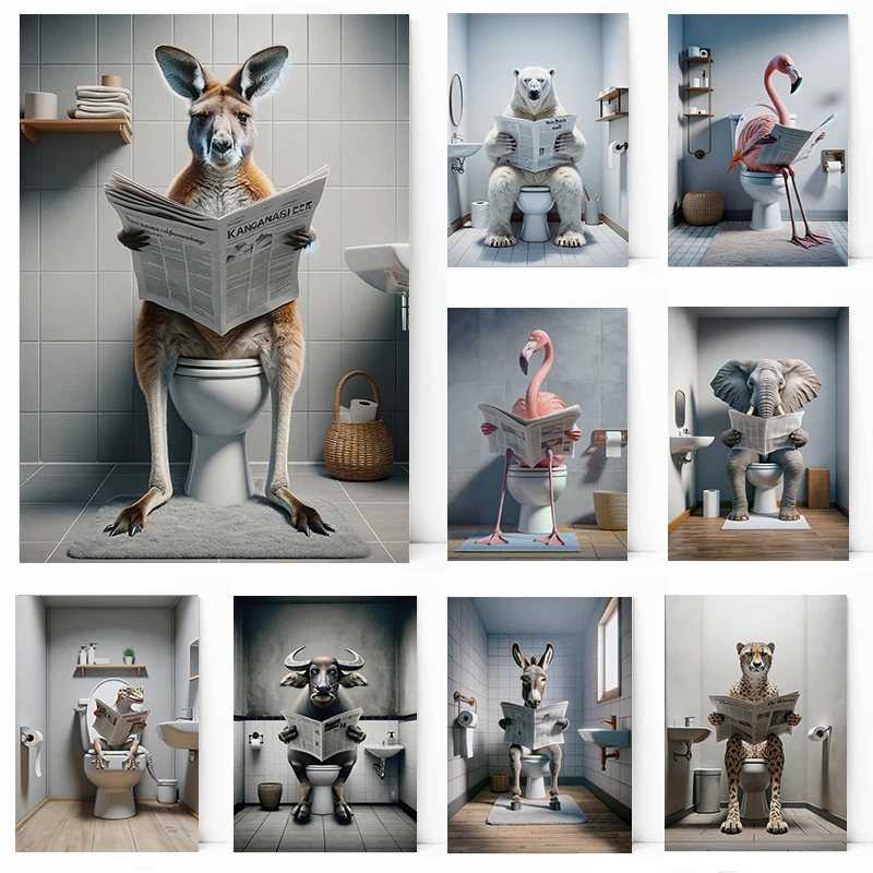 Pelican Flamingo Kangaroo Read - Home Bathroom Pictures บทวิจารณ์และราคา