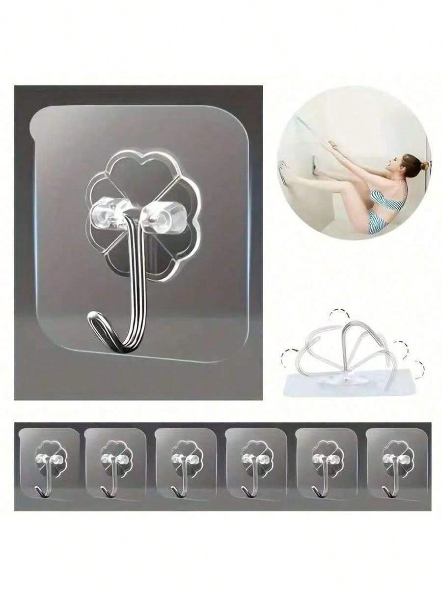 50 Pcs Stick Seamless Wall Hoo - Home Bathroom Key บทวิจารณ์และราคา