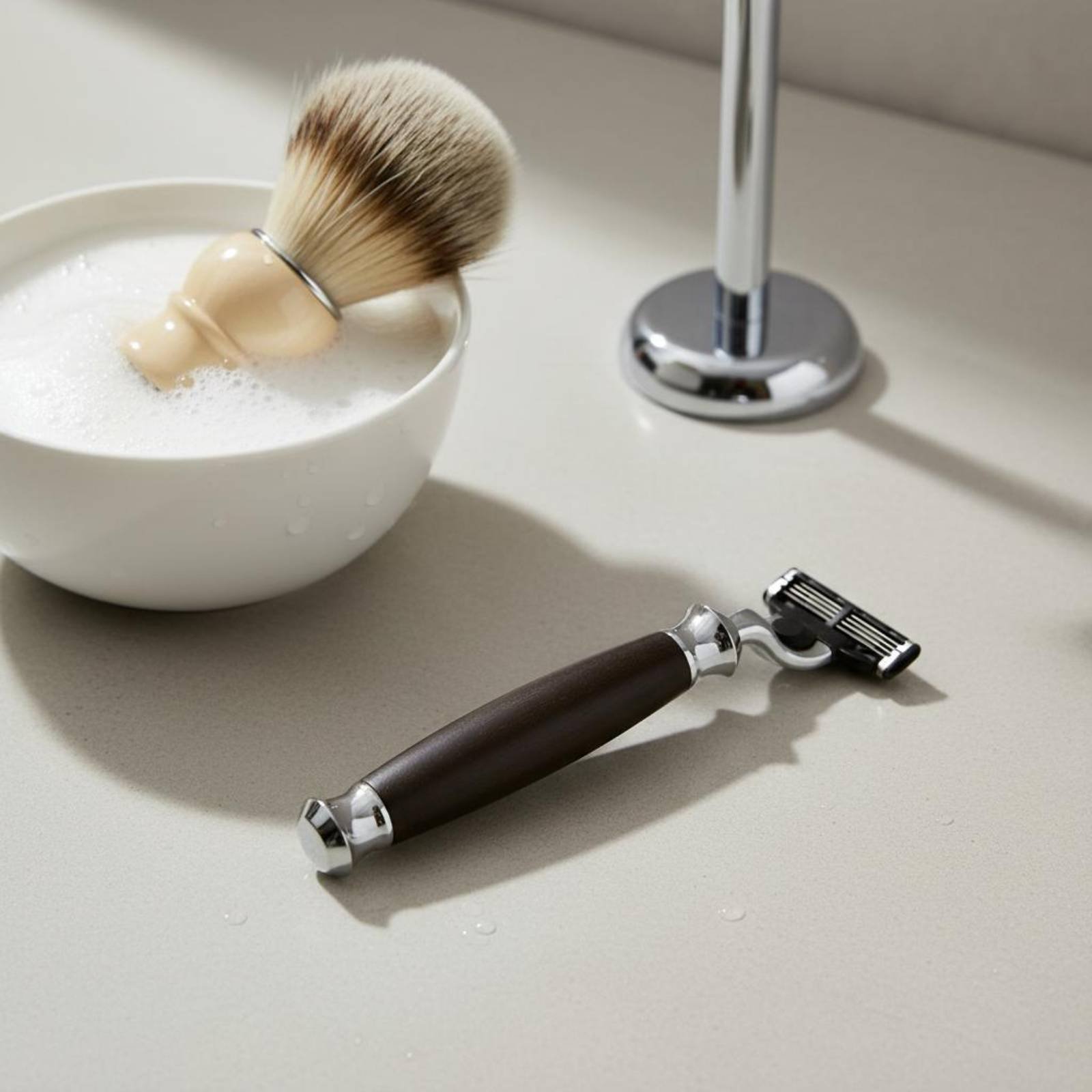 Badger Brush Shaving Set Easy  - Home One Bathroom บทวิจารณ์และราคา