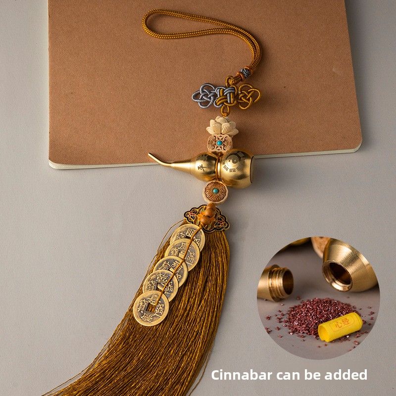Brass Gourd Hanging Ornament W - Home Bathroom Key บทวิจารณ์และราคา