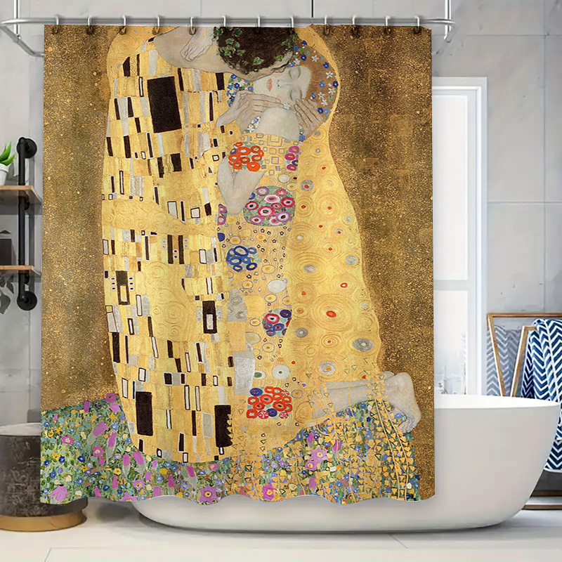 Golden Shower Curtain with Gus - Home Bathroom Decor Ideas บทวิจารณ์และราคา