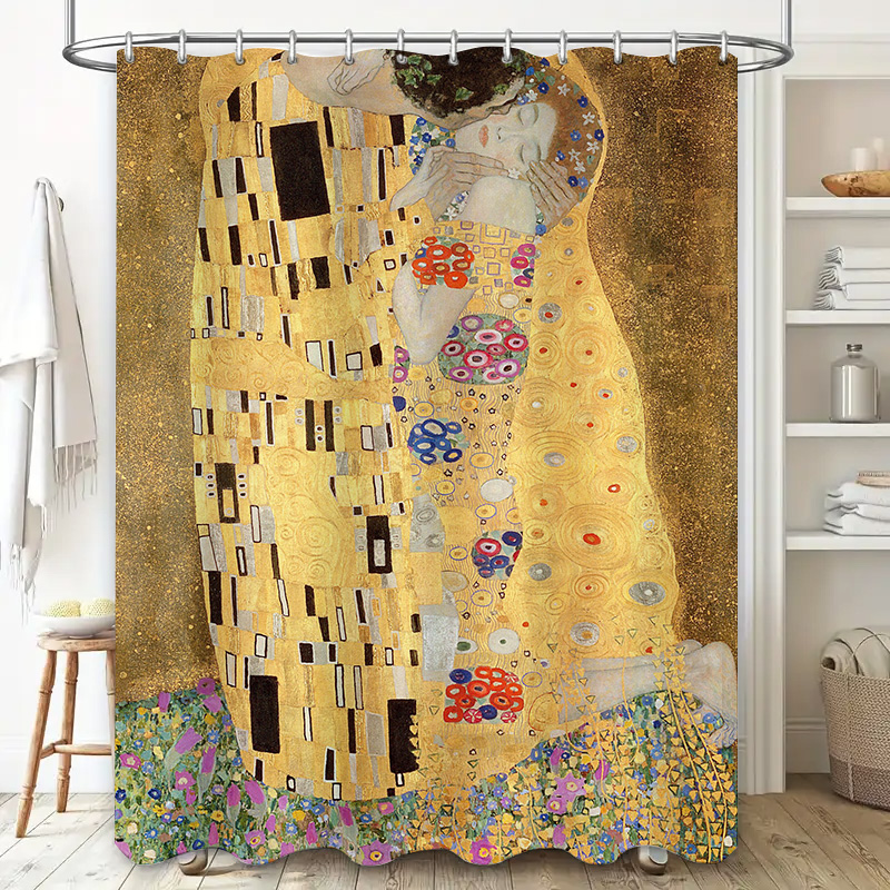 Golden Shower Curtain with Gus - Home Bathroom Decor Ideas บทวิจารณ์และราคา
