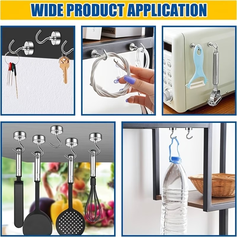 1-20PCS Strong Magnetic HookE1 - Home Bathroom Key บทวิจารณ์และราคา