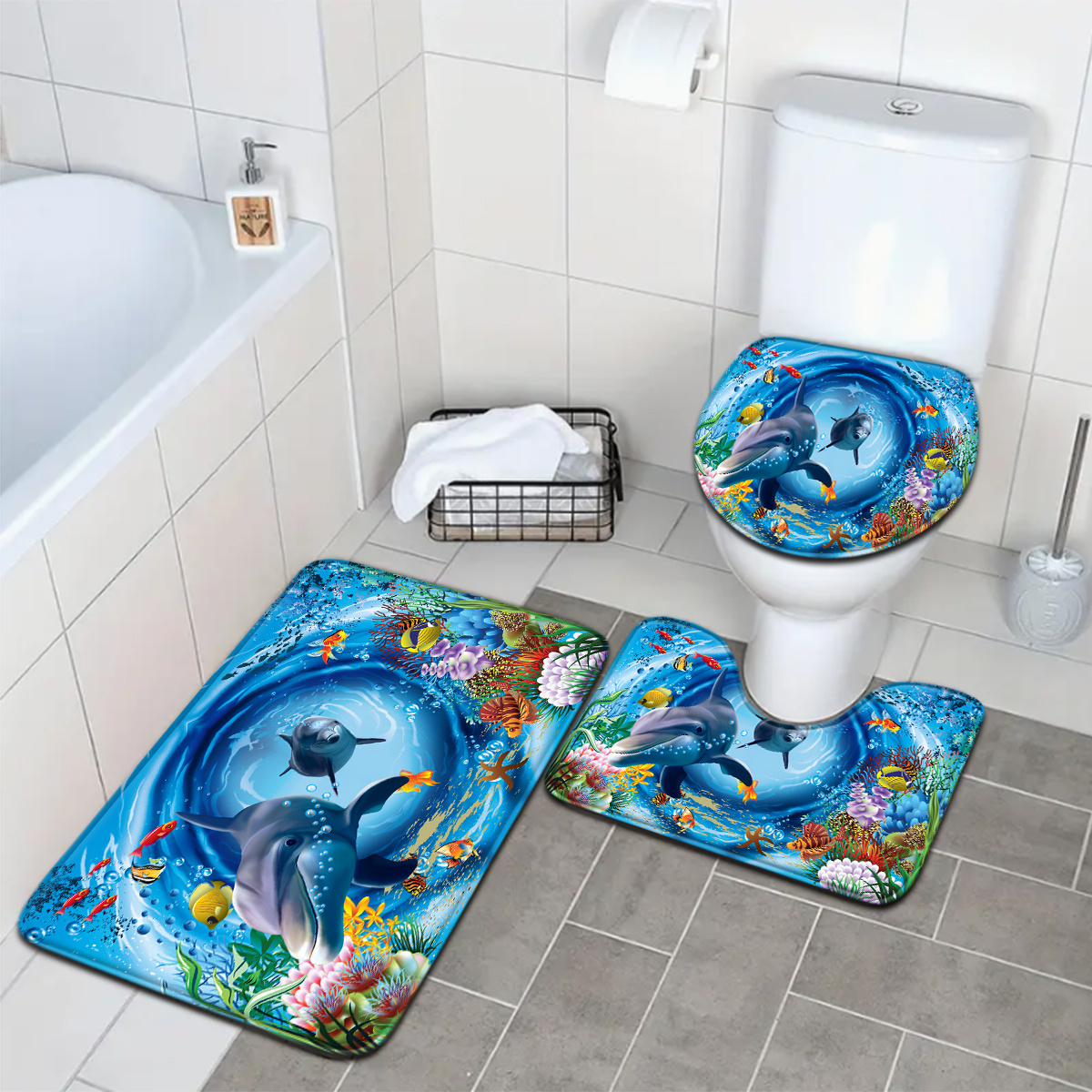 Underwater World Whirlpool Dol - Zara Home Bathroom Set บทวิจารณ์และราคา
