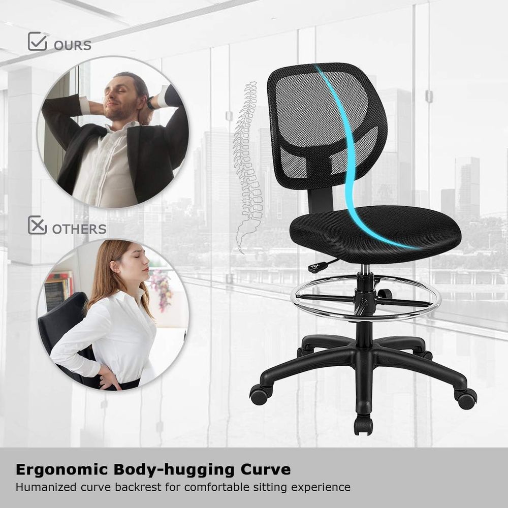 Ergonomic Black Mesh Swivel Of - Home & Bathroom Building Products Pte Ltd บทวิจารณ์และราคา
