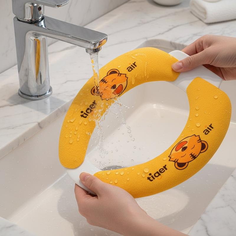 Cartoon Toilet Seat Cover Stic - Home Bathroom Equipment บทวิจารณ์และราคา