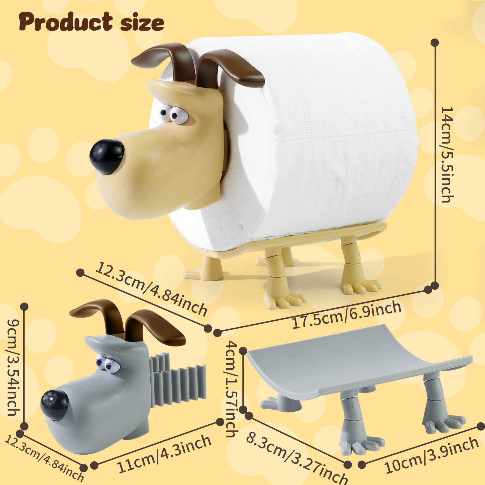 Fun Dog Toilet Paper Holder Ho - Bathroom Home Improvement บทวิจารณ์และราคา