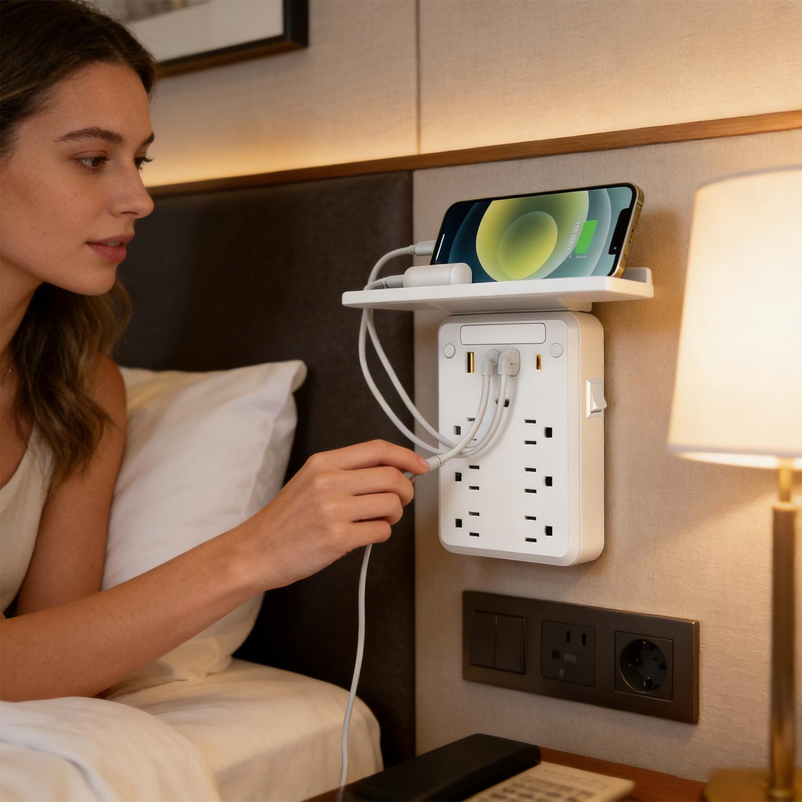 Smart Plug Plug Expander Charg - Home Outlet Bathroom บทวิจารณ์และราคา