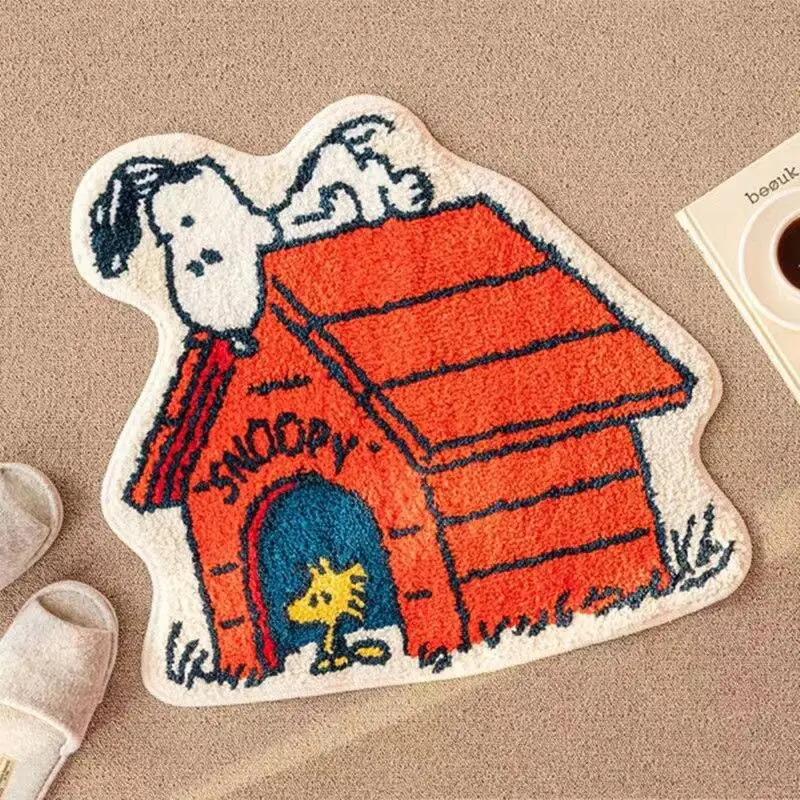 Lovely Snoopy Cartoon Floor Ma - Home Bathroom Mats บทวิจารณ์และราคา