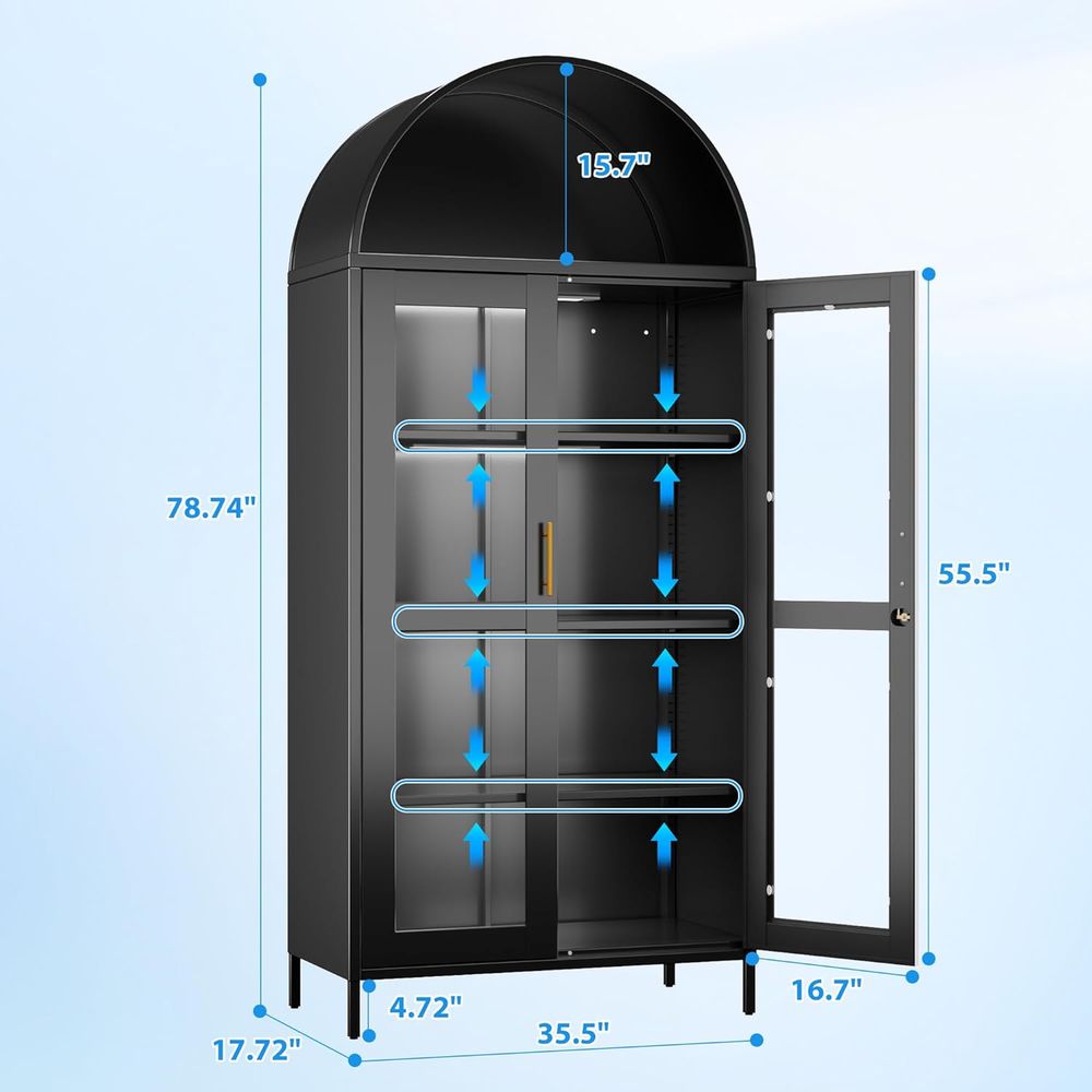 78.74 High Metal Arched Cabine - Home & Bathroom Building Products Pte Ltd บทวิจารณ์และราคา